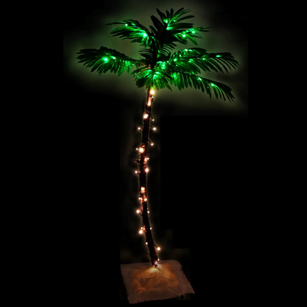 Palma con LED Bianco Caldo 72 LED 120 cm cod mxl 16700