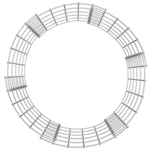 Compostiera da Giardino Ø50x50 cm in Acciaio Zincato 3115941