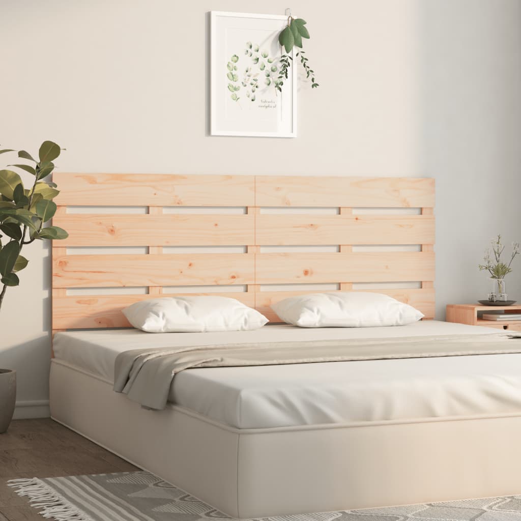 Testiera per Letto 135x3x80 cm in Legno Massello di Pino cod mxl 46661