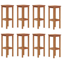 Set da Bar per Giardino 9 pz in Legno Massello di Acacia cod mxl 47936