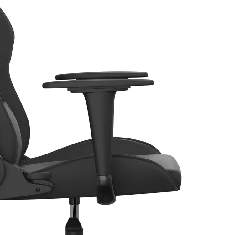 Sedia da Gaming Massaggiante Nera in Similpelle 345407