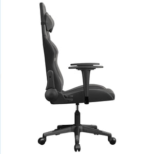 Sedia da Gaming Massaggiante Nero e Grigio in Similpelle 345427