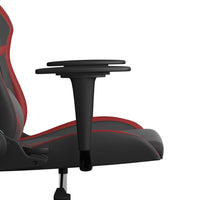 Sedia Gaming Massaggio Nero e Rosso Vino in Similpelle 345430