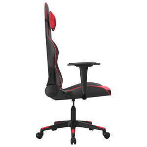 Sedia da Gaming Massaggiante Rosso e Nero in Similpelle 345446