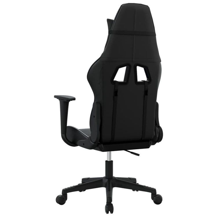 Sedia da Gaming Massaggiante Nera in Similpelle 345453