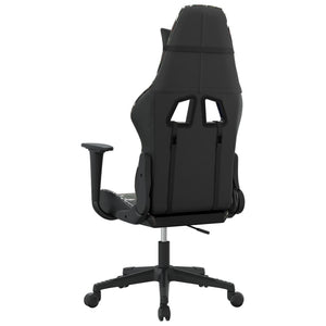 Sedia da Gaming Massaggiante Nero e Mimetico in Similpelle 345456