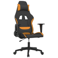 Sedia da Gaming Nero e Arancione in Tessuto cod mxl 68724