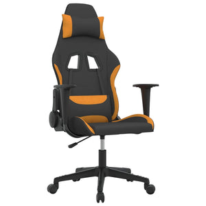 Sedia da Gaming Nero e Arancione in Tessuto cod mxl 68724