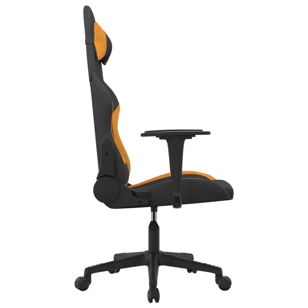 Sedia da Gaming Nero e Arancione in Tessuto cod mxl 68724