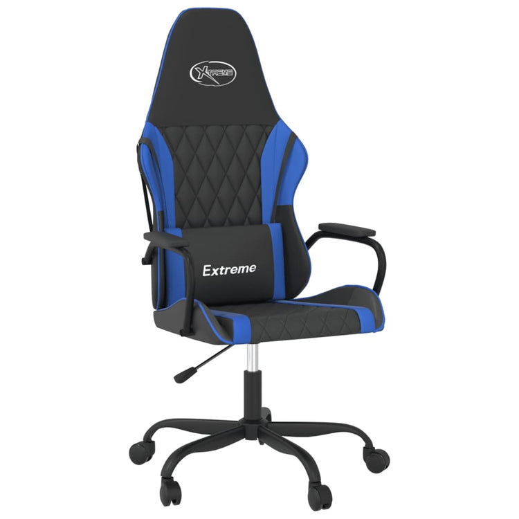 Sedia da Gaming Massaggiante Nero e Blu in Similpellecod mxl 85343