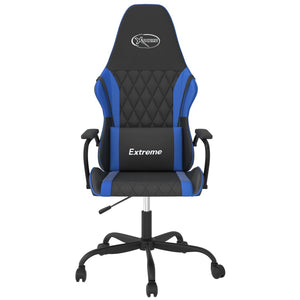 Sedia da Gaming Massaggiante Nero e Blu in Similpellecod mxl 85343