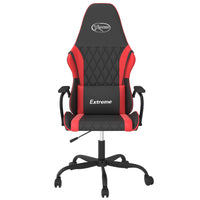 Sedia da Gaming Massaggiante Rosso e Nero in Similpelle 345534