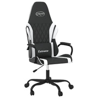 Sedia da Gaming Massaggiante Nera e Bianca in Similpellecod mxl 85344