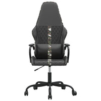 Sedia da Gaming Massaggiante Mimetico e Nero in Similpellecod mxl 90414