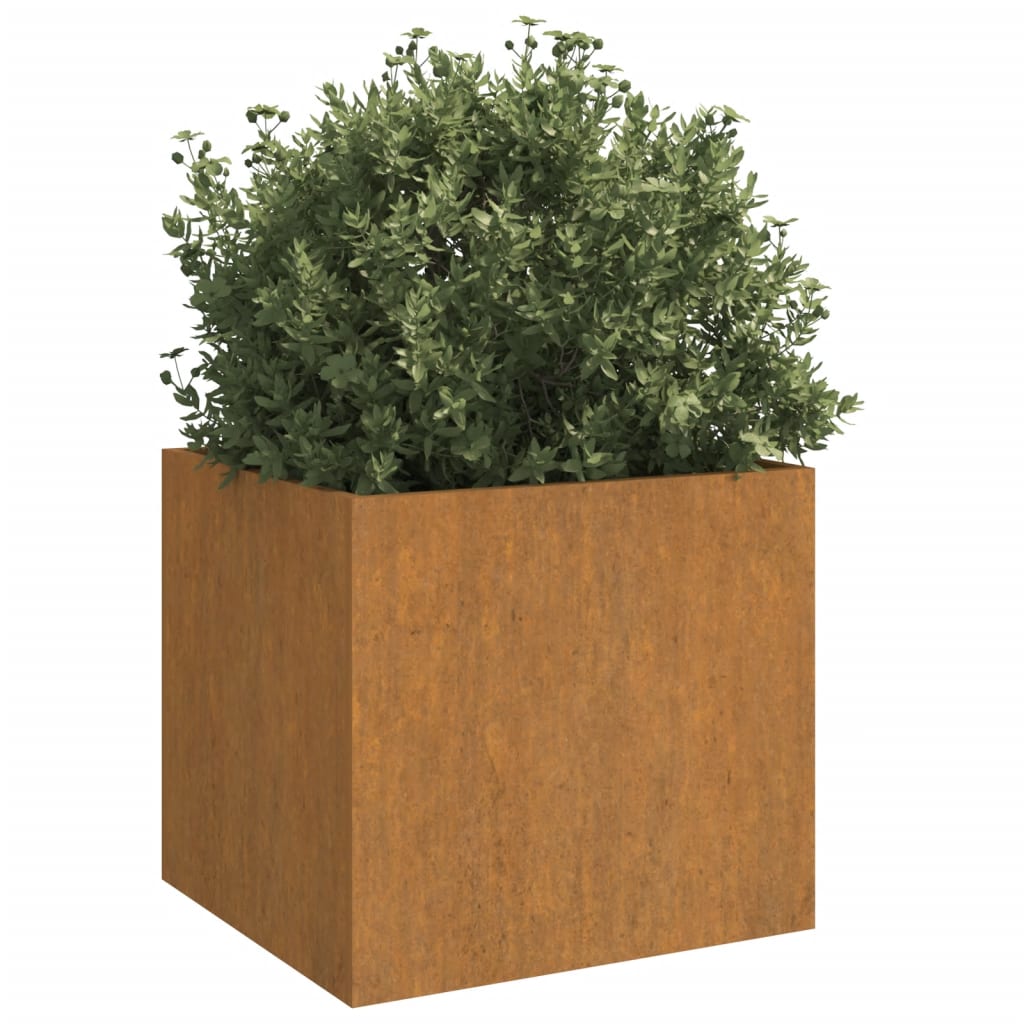 Fioriera 42x40x39 cm Acciaio Corten 821549