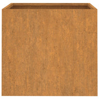 Fioriere 2 pz 42x40x39 cm Acciaio Corten 821550