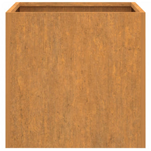 Fioriere 2 pz 42x40x39 cm Acciaio Corten 821550