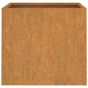 Fioriere 2 pz 49x47x46 cm Acciaio Corten 821552