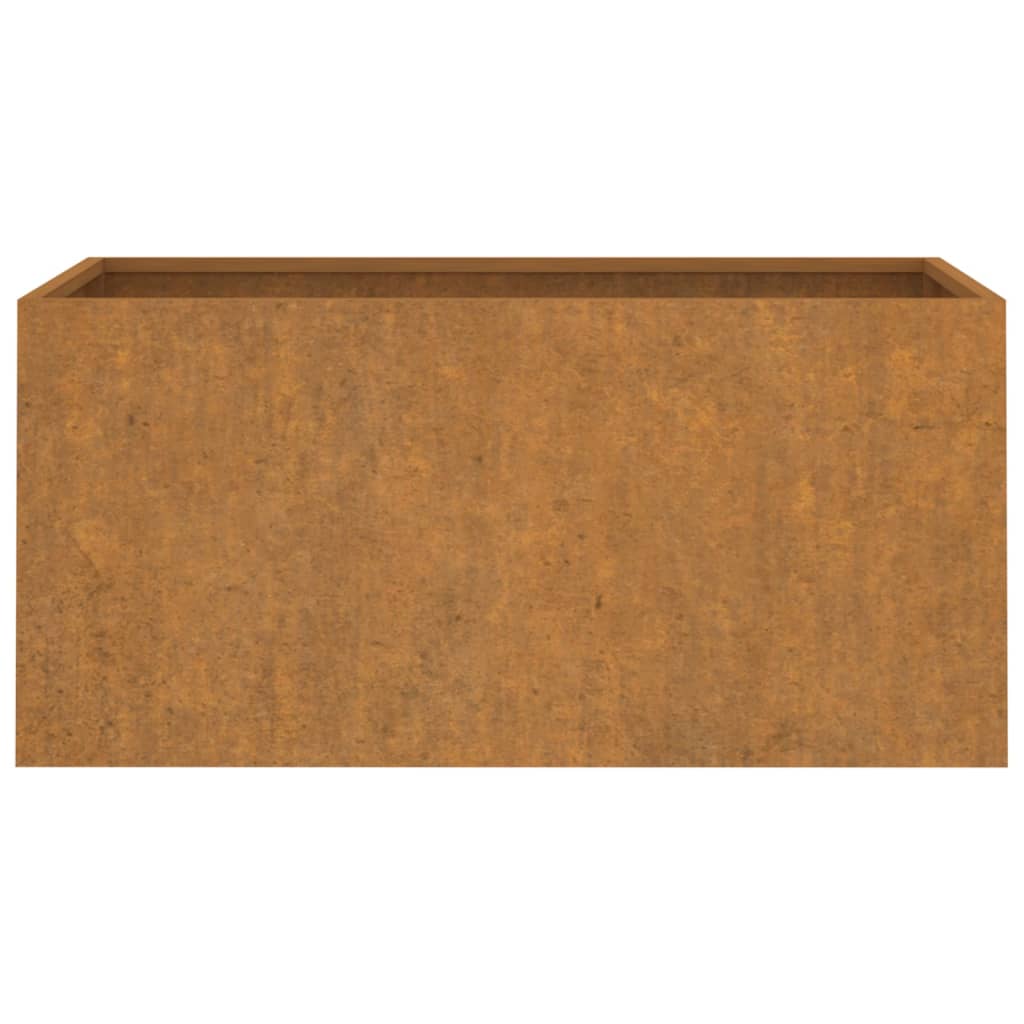 Fioriera 62x30x29 cm Acciaio Corten 821556