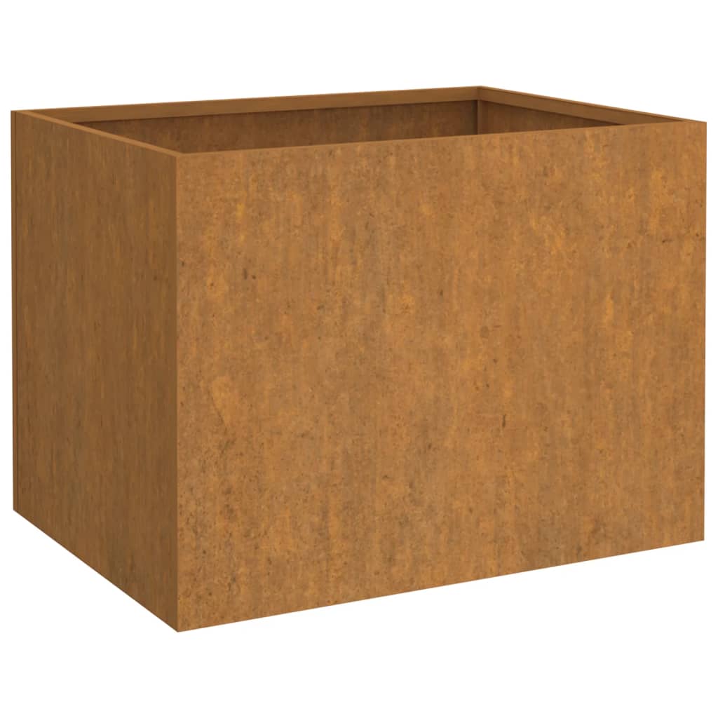 Fioriera 62x47x46 cm Acciaio Corten 821558