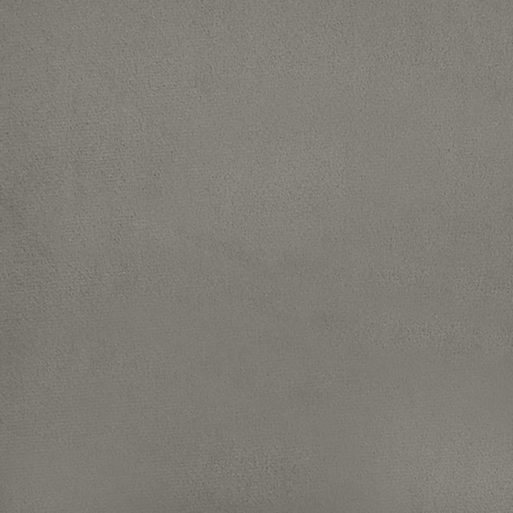 Testiera Grigio Chiaro 80x5x78/88 cm in Velluto 345738