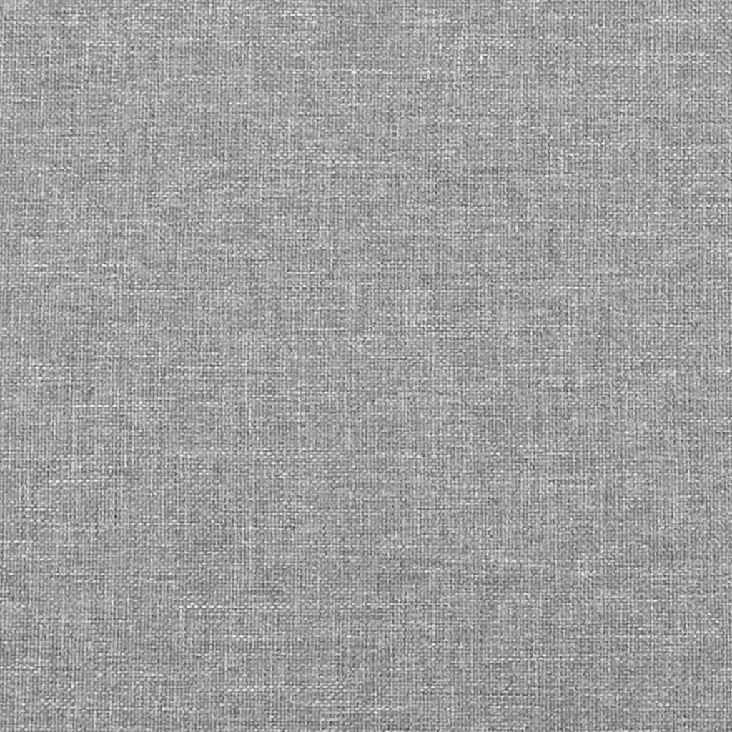 Testiera Grigio Chiaro 90x5x78/88 cm in Tessuto cod mxl 51004