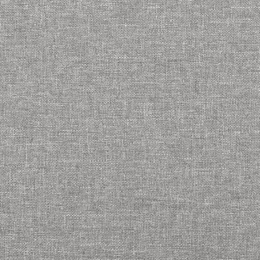 Testiera Grigio Chiaro 100x5x78/88 cm in Tessuto cod mxl 51349