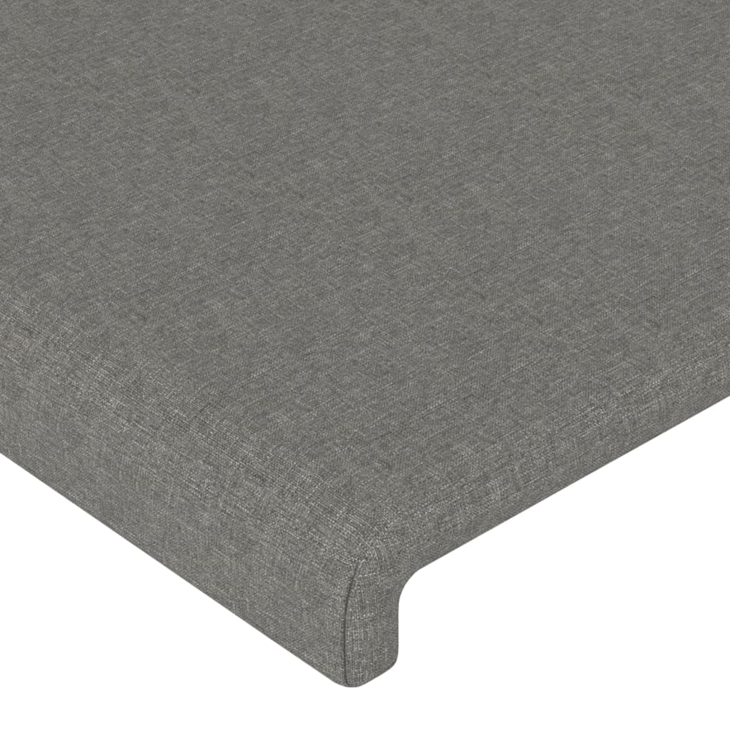 Testiere 2 pz Grigio Scuro 72x5x78/88 cm in Tessuto cod mxl 45403