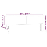 Testiere 2 pz Nere 100x5x78/88 cm in Similpelle cod mxl 51564