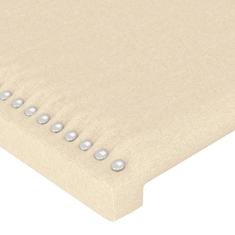 Testiere 2 pz Crema 72x5x78/88 cm in Tessuto