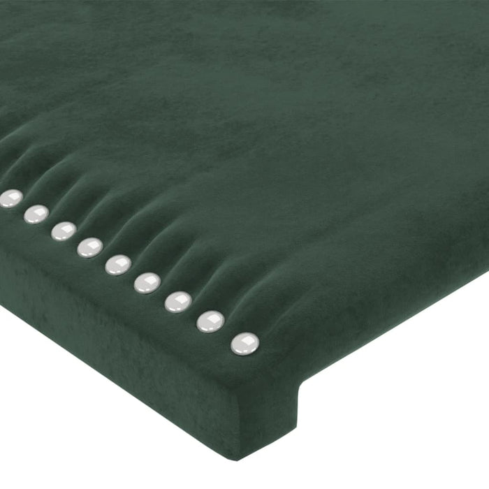 Testiere 2 pz Verde Scuro 72x5x78/88 cm in Velluto cod mxl 49104