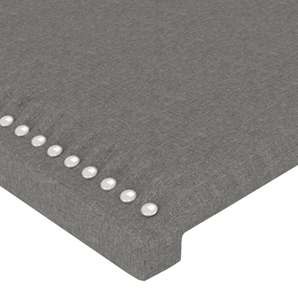 Testiere 2 pz Grigio Scuro 100x5x78/88 cm in Tessuto cod mxl 48945