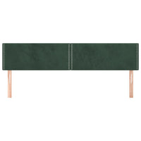 Testiere 2 pz Verde Scuro 100x5x78/88 cm in Velluto cod mxl 49111