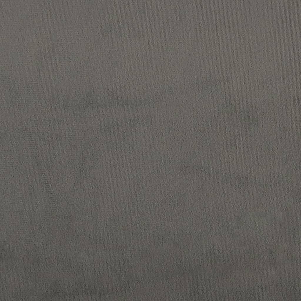 Testiera Grigio Scuro 90x5x78/88 cm in Velluto 346027