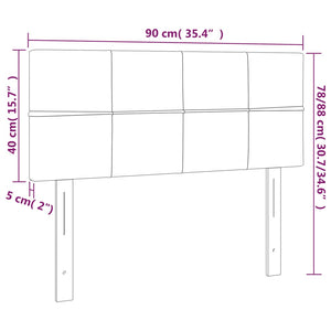 Testiera Rosa 90x5x78/88 cm in Tessuto cod mxl 49199