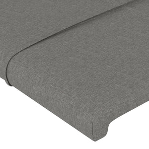 Testiere 2 pz Grigio Scuro 72x5x78/88 cm in Tessuto cod mxl 53683