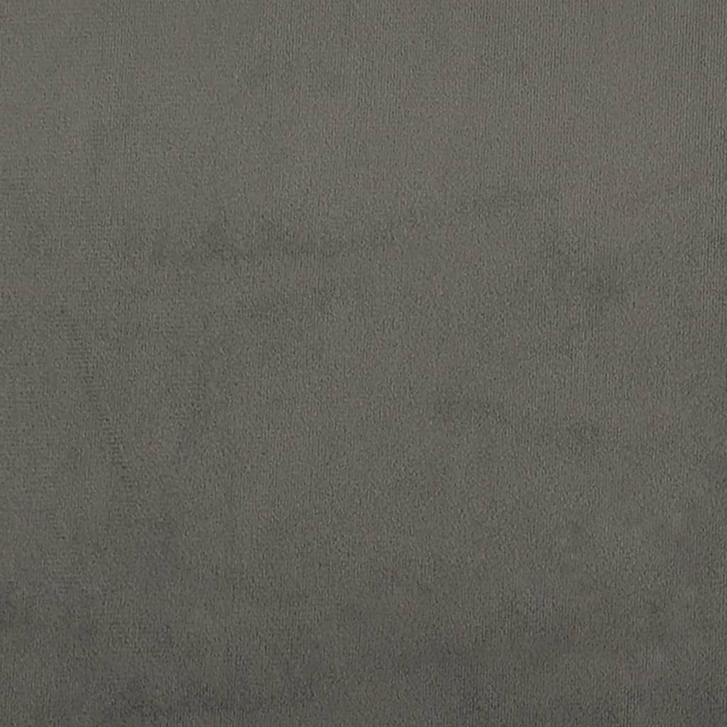 Testiera Grigio Scuro 90x5x78/88 cm in Velluto 346125