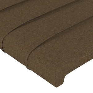 Testiere 2 pz Marrone Scuro 72x5x78/88 cm in Tessuto cod mxl 49917