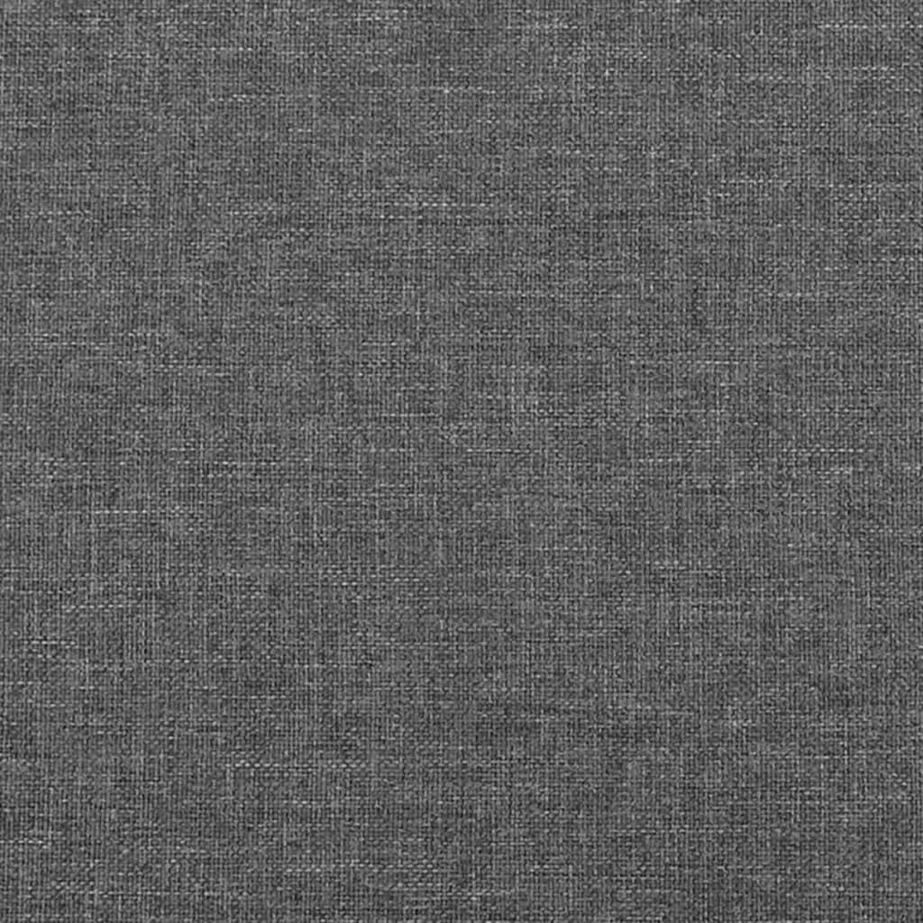 Testiera 2 pz Grigio Scuro 80x5x78/88 cm in Tessuto cod mxl 49227