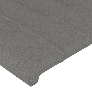 Testiere 2 pz Grigio Scuro 100x5x78/88 cm in Tessuto cod mxl 49351