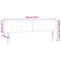 Testiera 2 pz Nera 90x5x78/88 cm in Tessuto cod mxl 49447