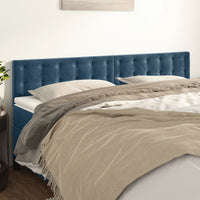 Testiere 2 pz Blu Scuro 100x5x78/88 cm in Vellutocod mxl 119483