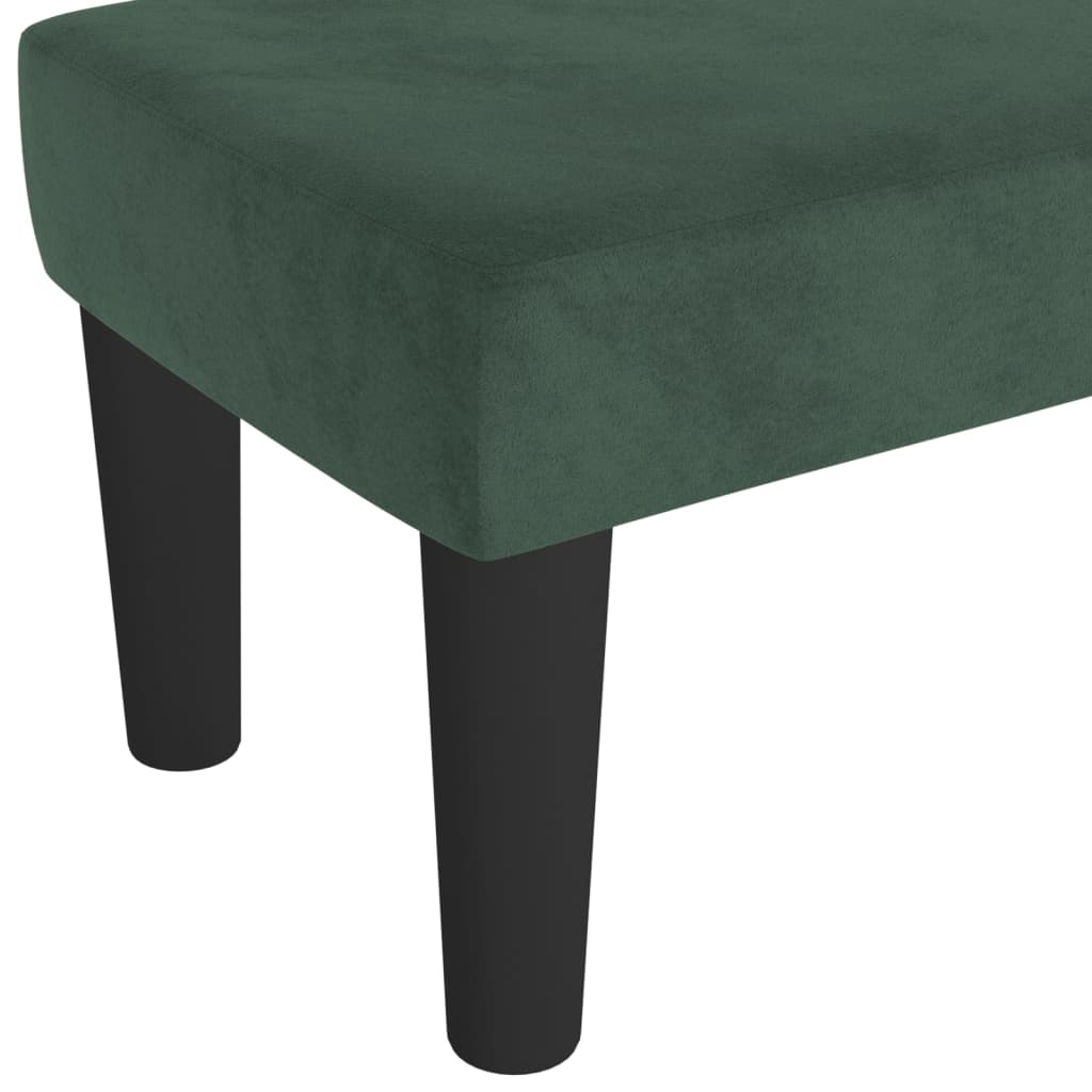 Panca Verde Scuro 70x30x30 cm in Velluto 346641