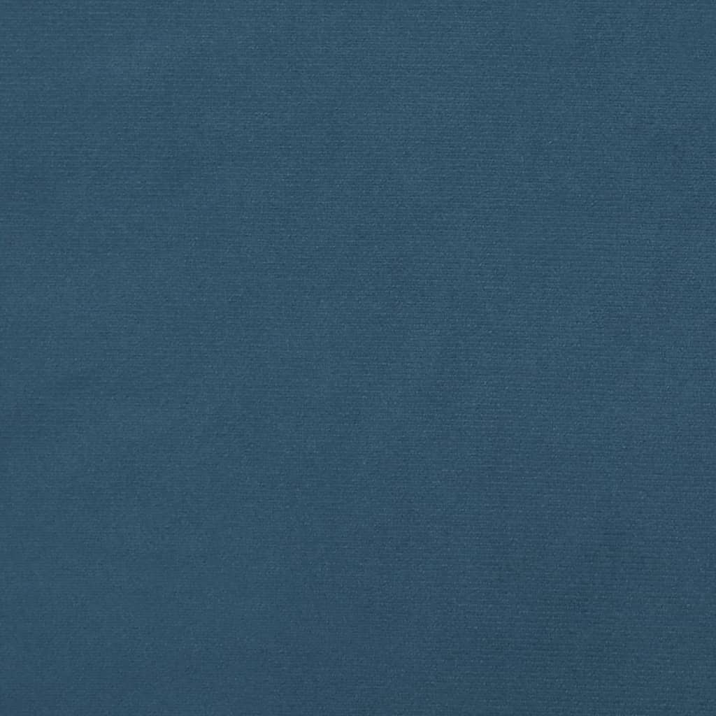 Panca Blu Scuro 100x30x30 cm in Velluto 346670