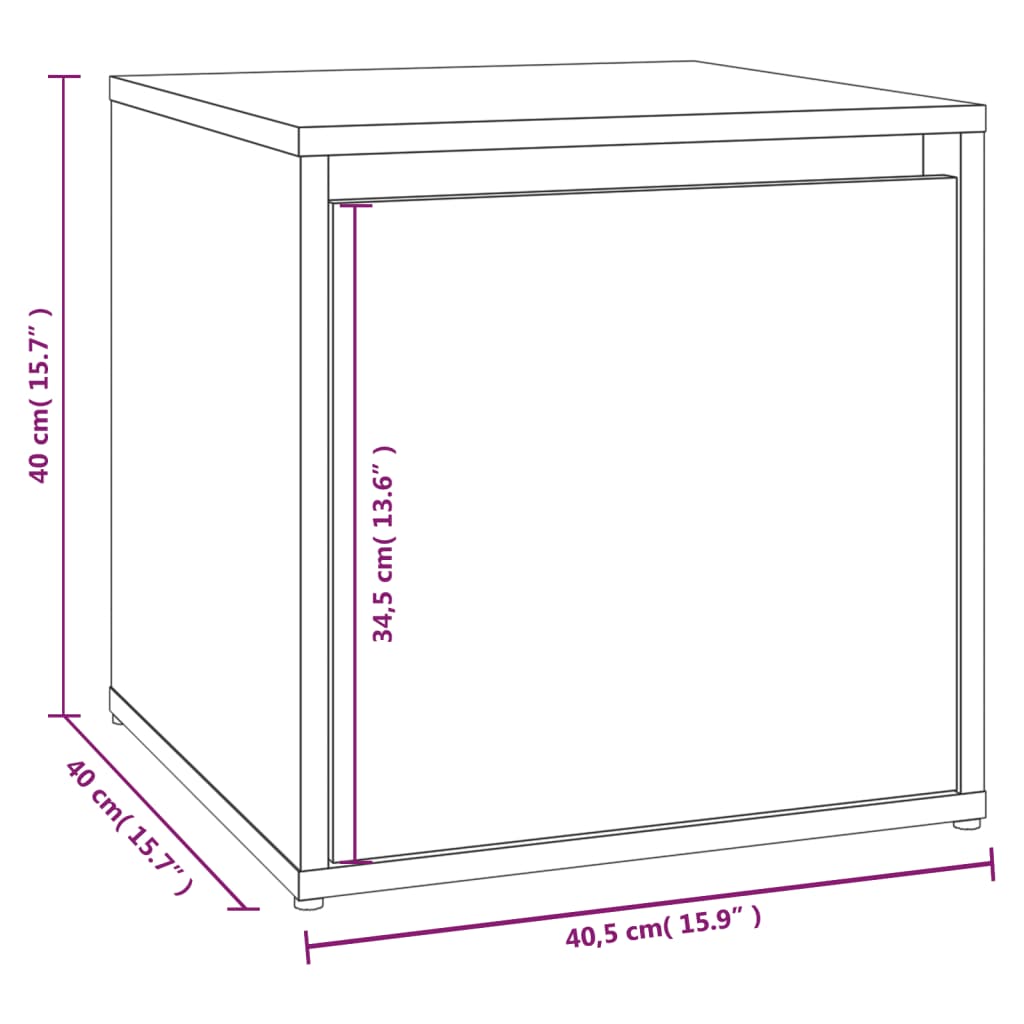 Set di Mobili da Corridoio Rovere Marrone in Legno Multistrato 3120196