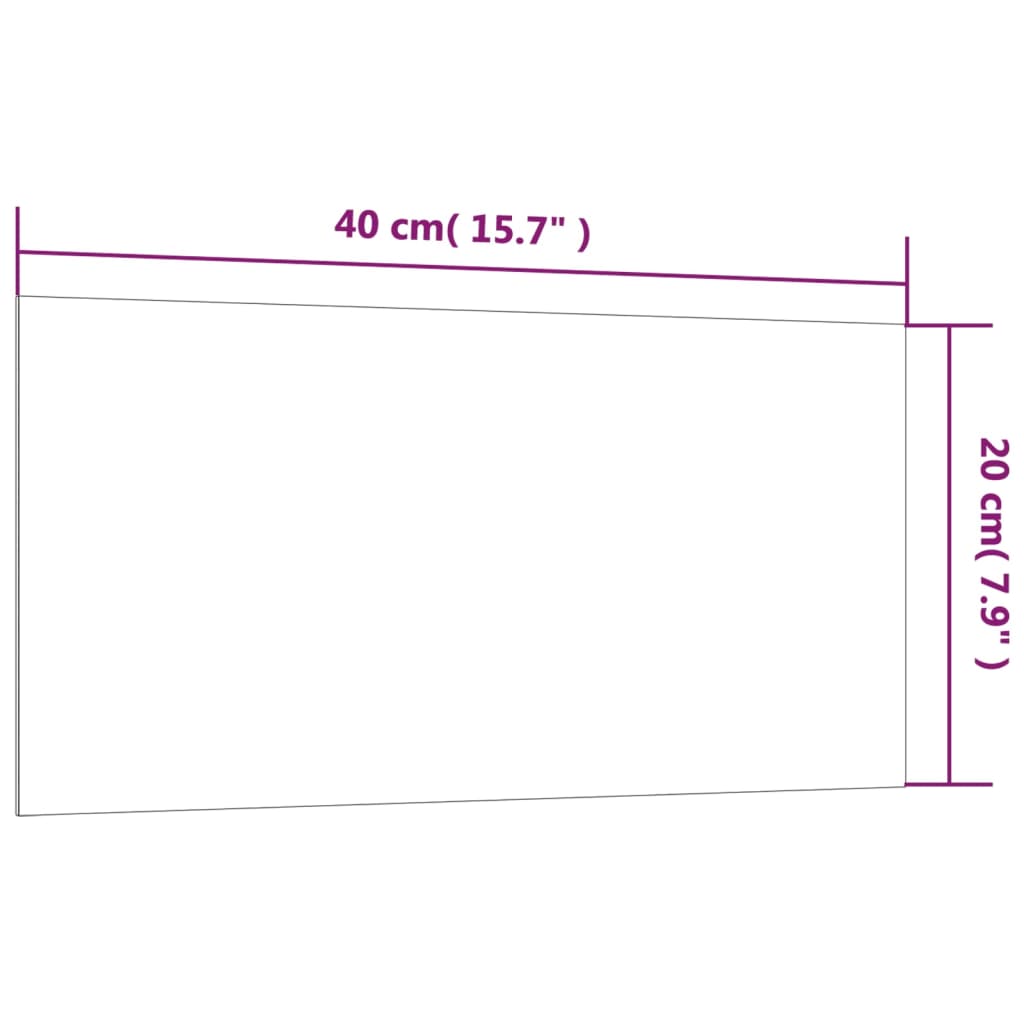 Lavagna Magnetica a Parete Nera 40x20 cm Vetro Temperato 347933