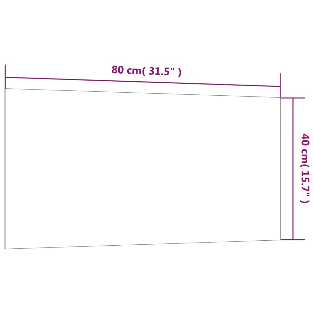 Lavagna Magnetica a Parete Bianca 80x40 cm Vetro Temperato 347954