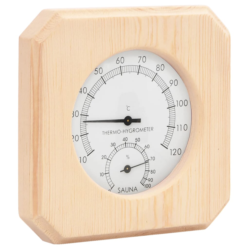 Set Timer Igrotermografo e Clessidra Sauna 2 in 1 Massello Pinocod mxl 121260