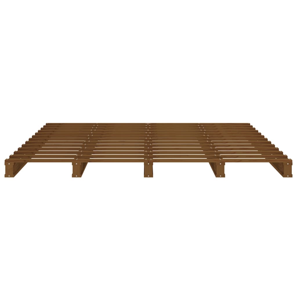 Giroletto Miele 150x200 cm Legno Massello di Pino 5FT King Size 3120140