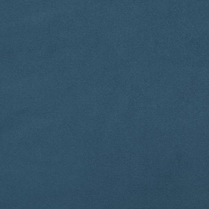 Materasso a Molle Blu Scuro 100x200x20 cm in Velluto 347752